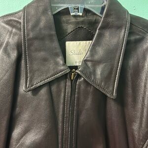Vintage Brown leather jacket